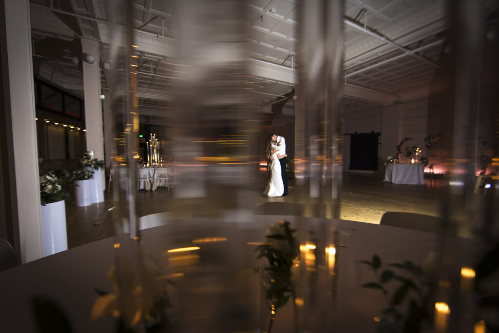 the newlyweds enjoy their last dance on new year's eve at gordon green event venue in cleveland ohio